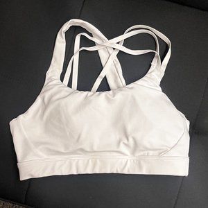 Athleta White Sports/Yoga Bra, Size M